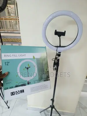 12” Portable Ring Light With Tripod Stand Phone Holder