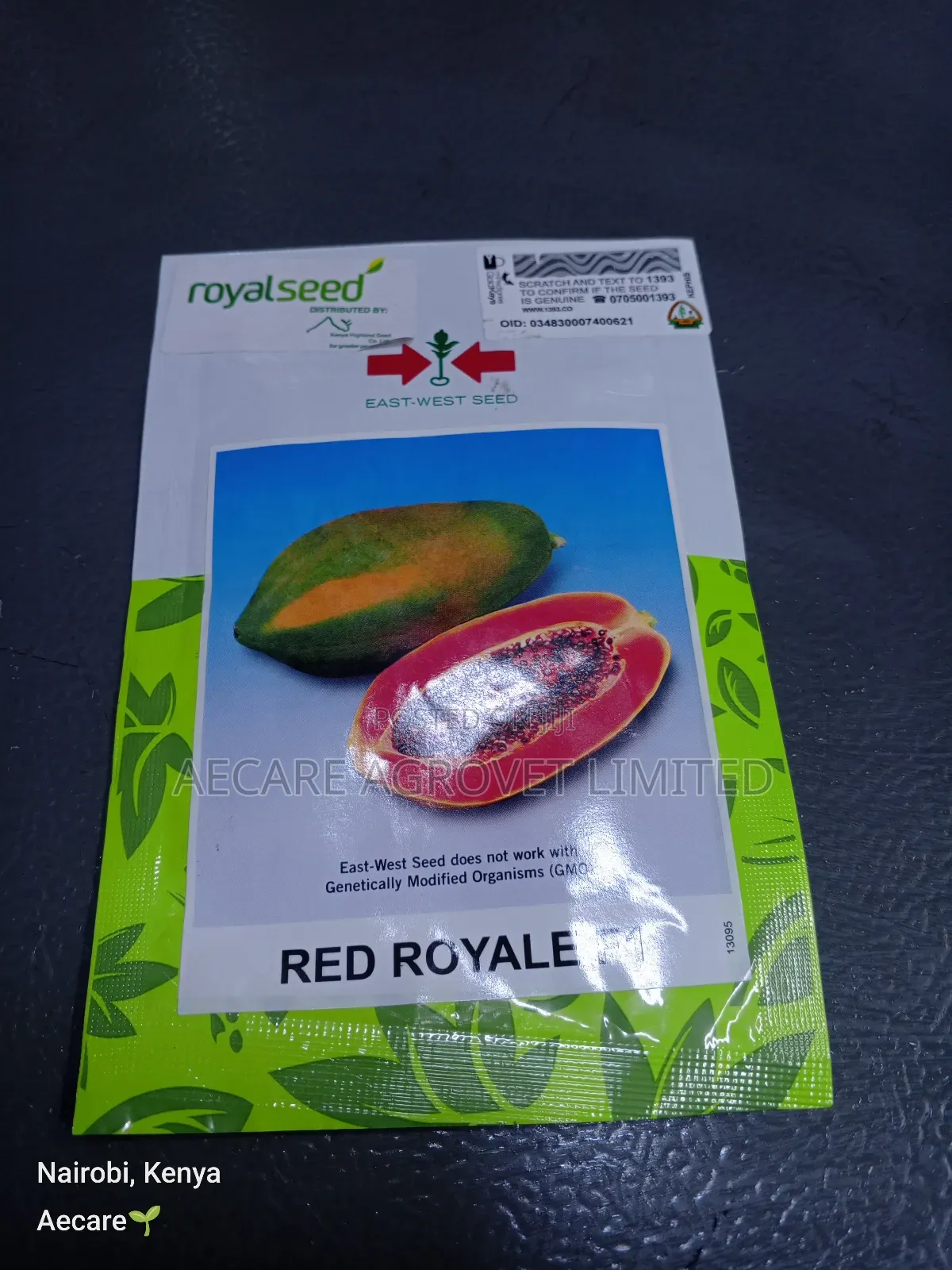 Red Royale F1 Pawpaw Seeds 10 Seeds