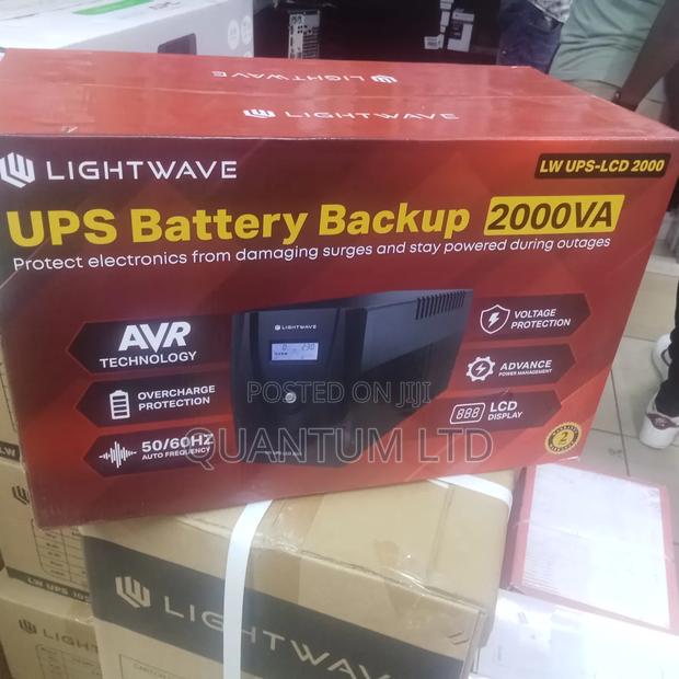 Lightwave Lw Ups 2000va | 1200w | LCD Display - thumbnail 2