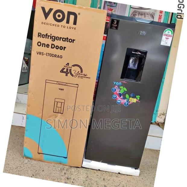 Available Von Single Door Fridge With Dispenser 170 Litres