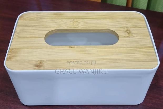 Bamboo Cover Serviet Holder
