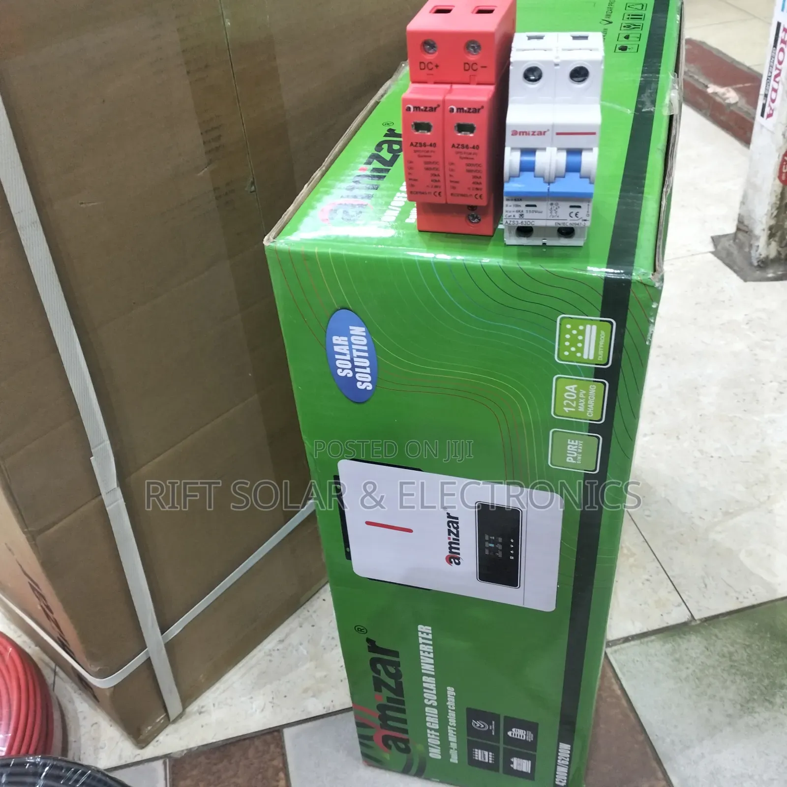 6.2kva Hybrid Inverter - 5.12kwh Lithium Battery (6)625 Solar Full Kit