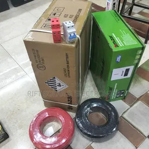 6.2kv Hybrid Inverter -5.12kwh Lithium Battery -(6)650w Total Off-Grid