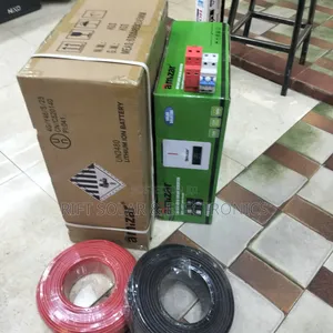 6.2kv Hybrid Inverter -5.12kwh Lithium Battery -(6)650w Total Off-Grid