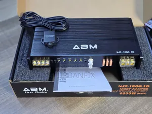 Abm 6000watts Powerful Monoblock Class D Amplifier With Bass Knob