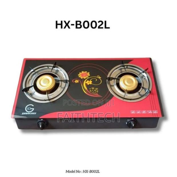 Eurochef 2 Burner Glass Top Cooker - thumbnail 3
