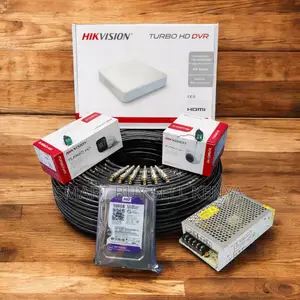 Stable Performance Hikvision 2 1080p Full Hd 2mp CCTV Cameras Full Kit