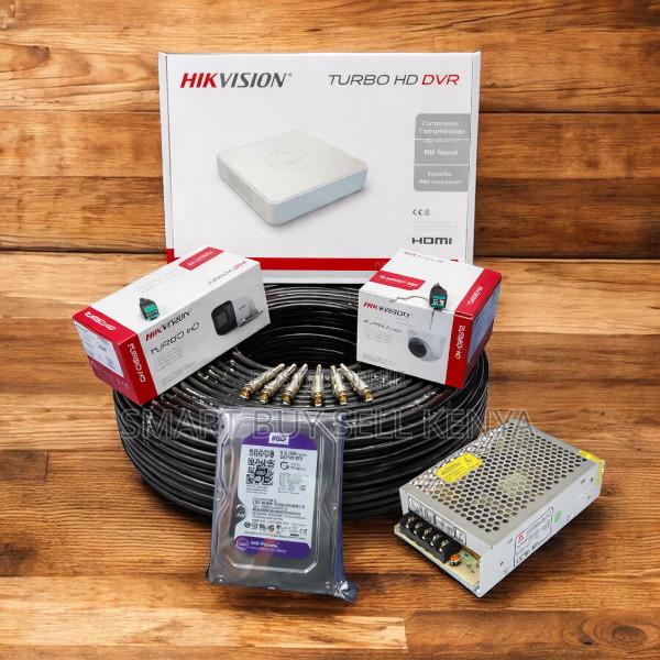 Stable Performance Hikvision 2 1080p Full Hd 2mp CCTV Cameras Full Kit