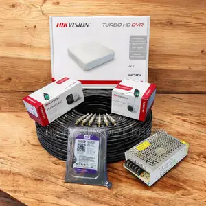 Plug and Play Hikvision 2 1080p Full Hd 2mp CCTV Cameras Complete Kit