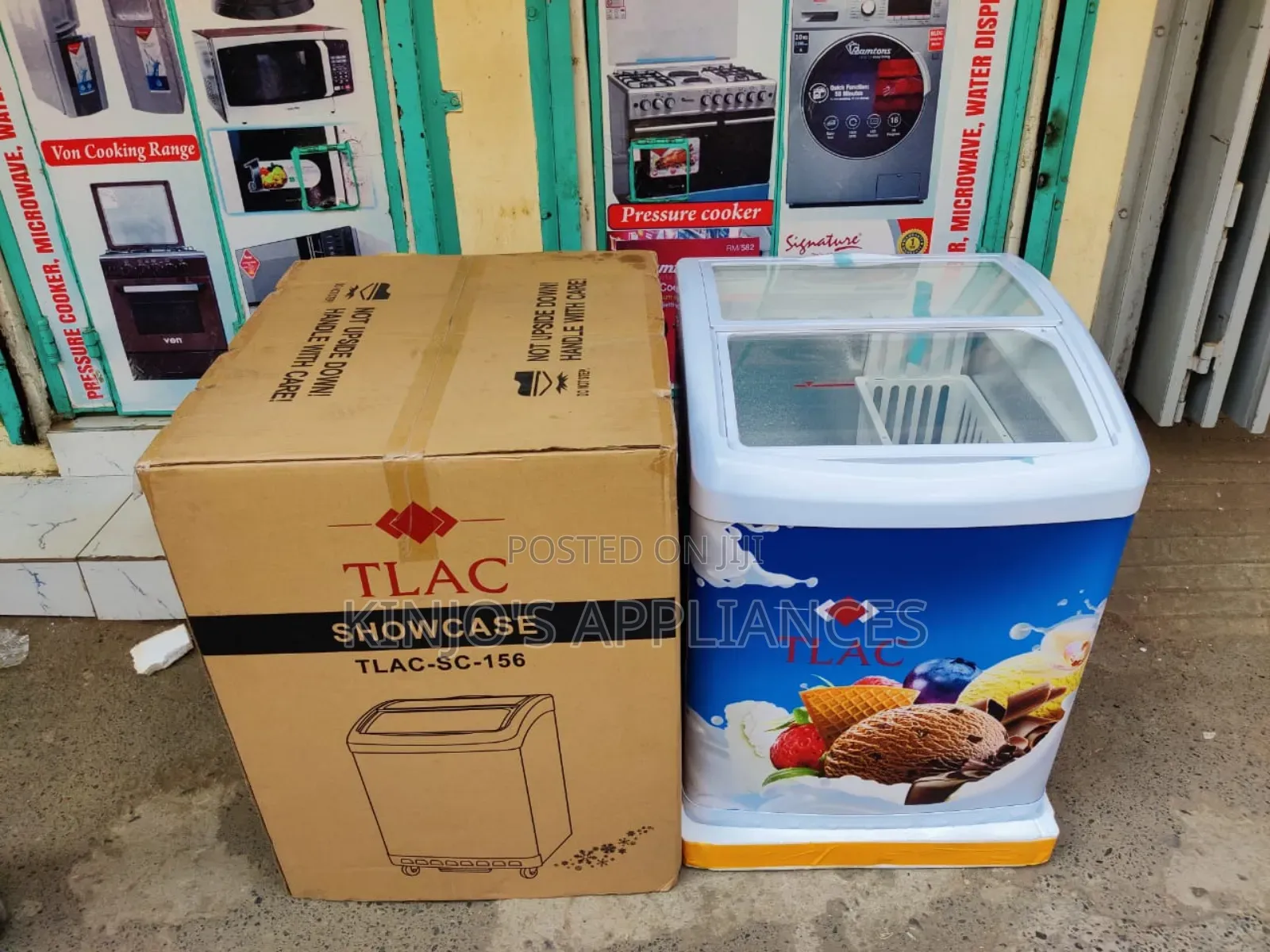 Tlac Display Freezer 156l Ice Cream Freezer