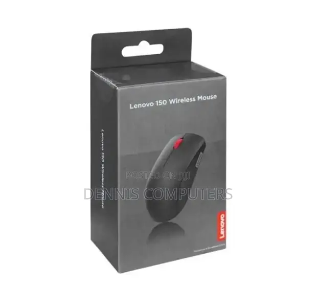 Lenovo 150 Wireless Mouse - Black - 4y51m70369