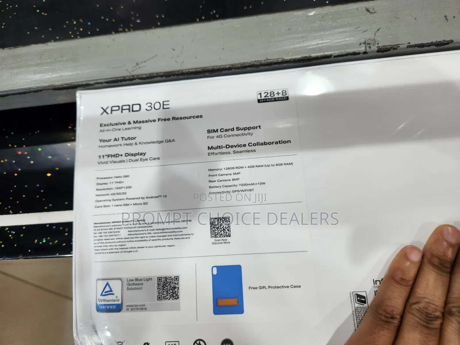 New Infinix Xpad 20 128 GB Black