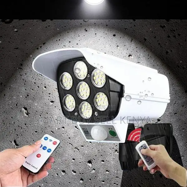 2 In 1 Dummy Fake Cctv Camera Motion Sensor Solar Light