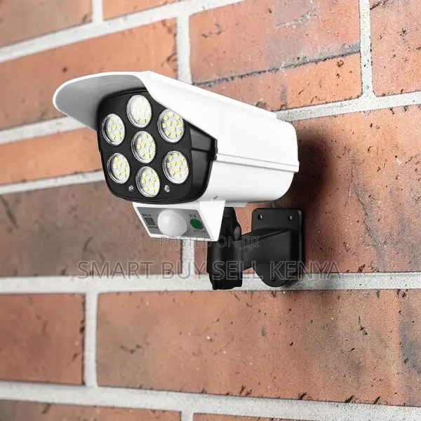 Solar Powered Dummy Fake Cctv Camera Motion Sensor Solar Light