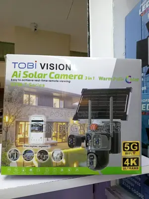 Tobi Vision Ai 3-in-1 Solar Security Camera Hd