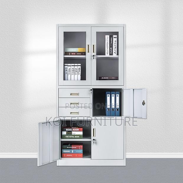Office Cabinet; Two Doors Strong Filing Cabinet - main view
