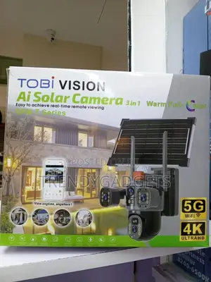 Tobi Vision Ai Solar PTZ Camera With 5g Wi-Fi Night Vision