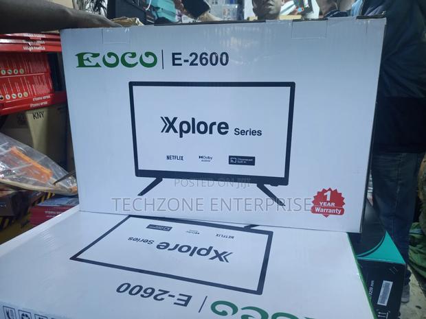 26 Inches Ac/Dc Ecco E-2600 Smart Android Digital Tv With Bluetooth  - thumbnail 2