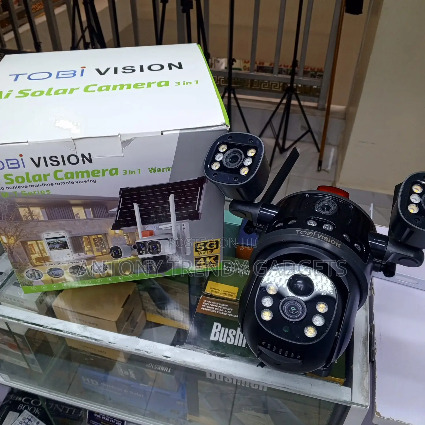 Tobi Vision Ai 4k Solar Ptz Camera For Remote Smartphone Viewing