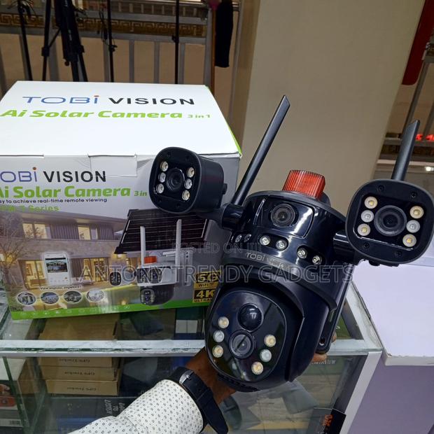 Tobi Vision Ai Solar Camera, 3-in-1 Intelligent Ptz Security Solution - thumbnail 2