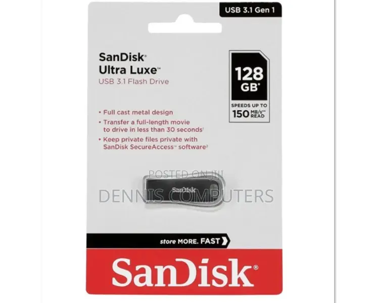 Sandisk Ultra Luxe Usb 3.2 128gb Flash Drive