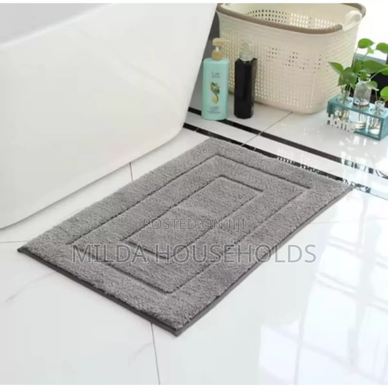 Thickened Bathroom Absorbent Floor, Toilet Non Slip Mat
