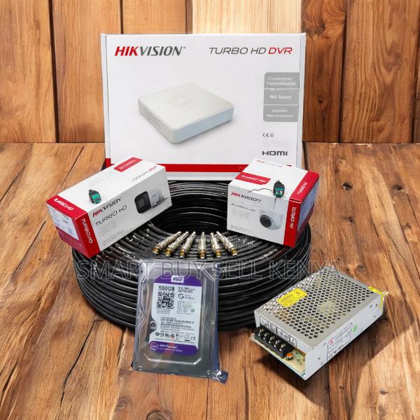 Maintenance-Free Hikvision 2 1080p Full Hd 2mp CCTV Cameras Full Kit