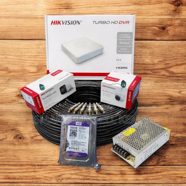Very Clear Hikvision 2 1080p Full Hd 2mp CCTV Cameras Complete Kit
