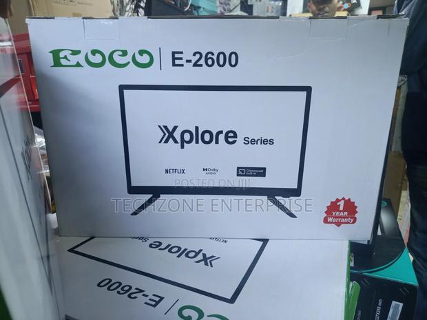 26 Inches Ac/Dc Ecco Smart Android Digital Tv With Warranty