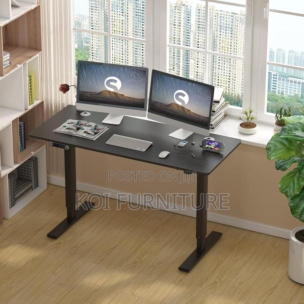 Office Table; Ample and Essenial Height Adjustable Office Desk - thumbnail 4