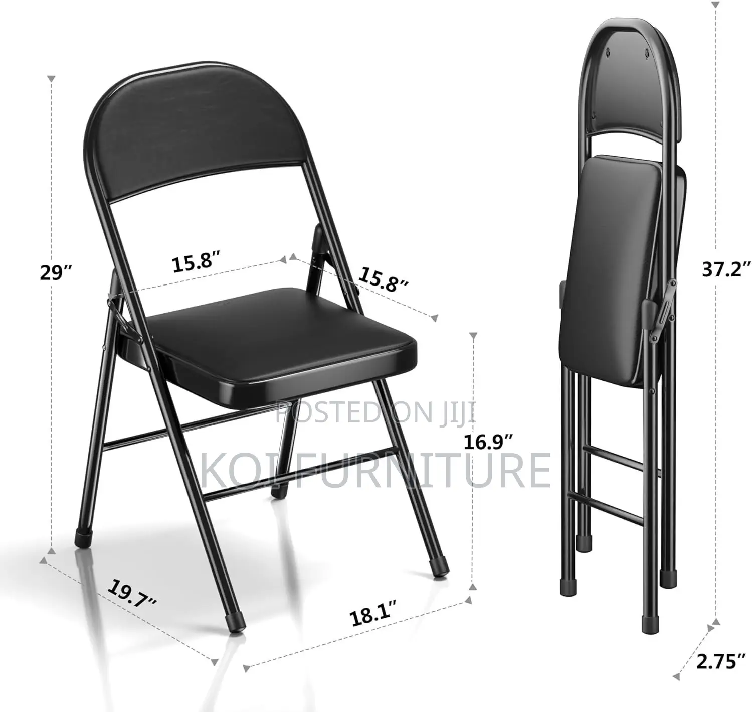 Office Chairs; Foldable Black Patio Home Office Chairs