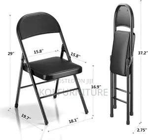 Office Chairs; Foldable Black Patio Home Office Chairs