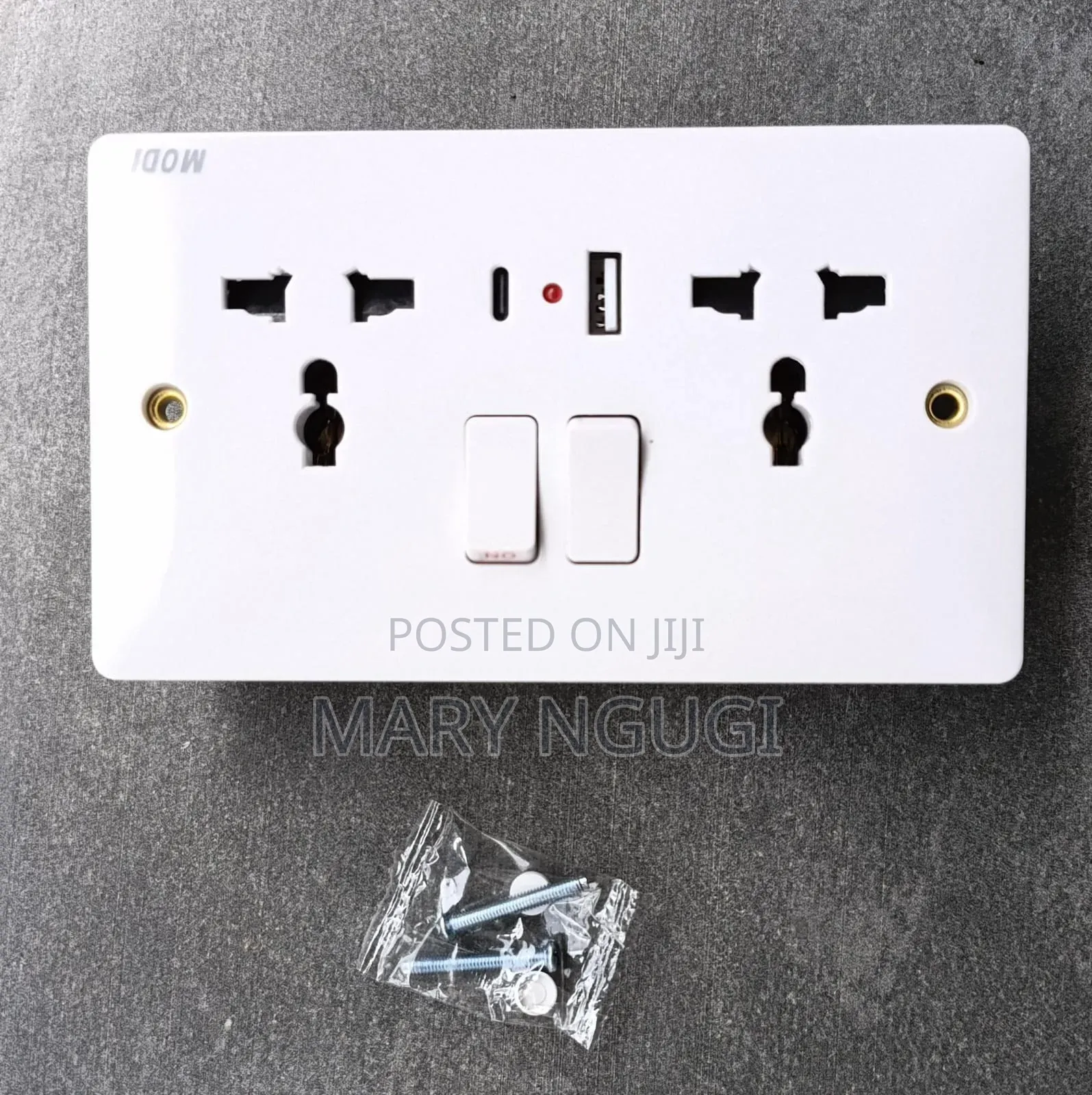 Twin Socket With Type C and Usb