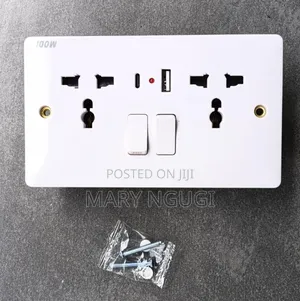 Twin Socket With Type C and Usb