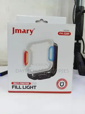 Jmary Fm 328r Portable Video Fill Light Adjustable Color Temperature