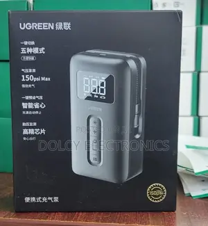 Ugreen Portable Tire Inflator With Inbuilt Battery 2600 Mah
