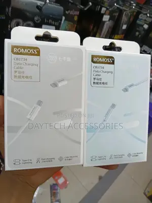 The Romoss Type-C to Lightning Cable Fast Charging (Up to 27w/3a)