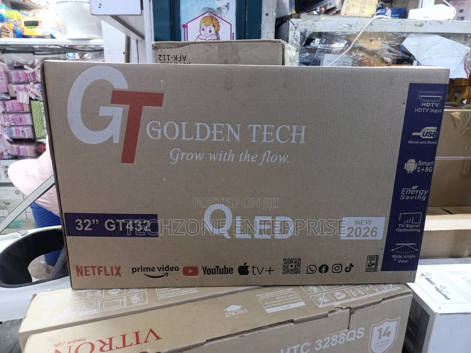 Golden Tech 32 Inch Smart Qled Tv 