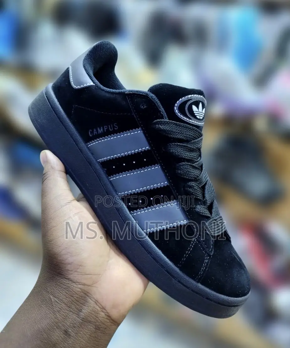 All Black Campus Adidas Size 37-44