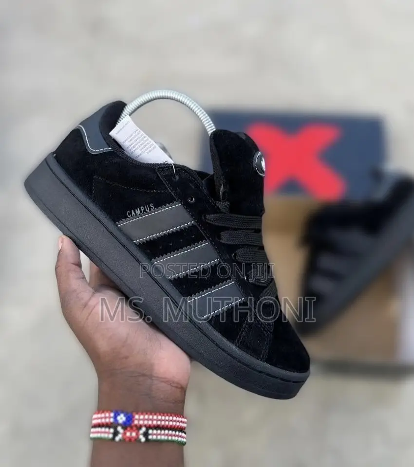 All Black Campus Adidas Size 37-44