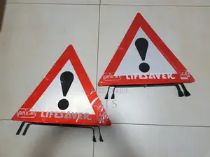 Car Accessory Set With Warning Triangles Floor Mats
