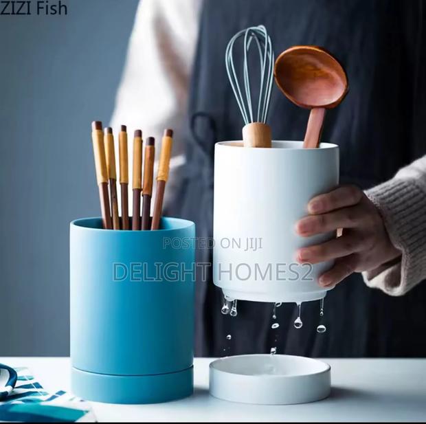 Porcelain Ceramic Kitchen Cutlery Organizer_azz