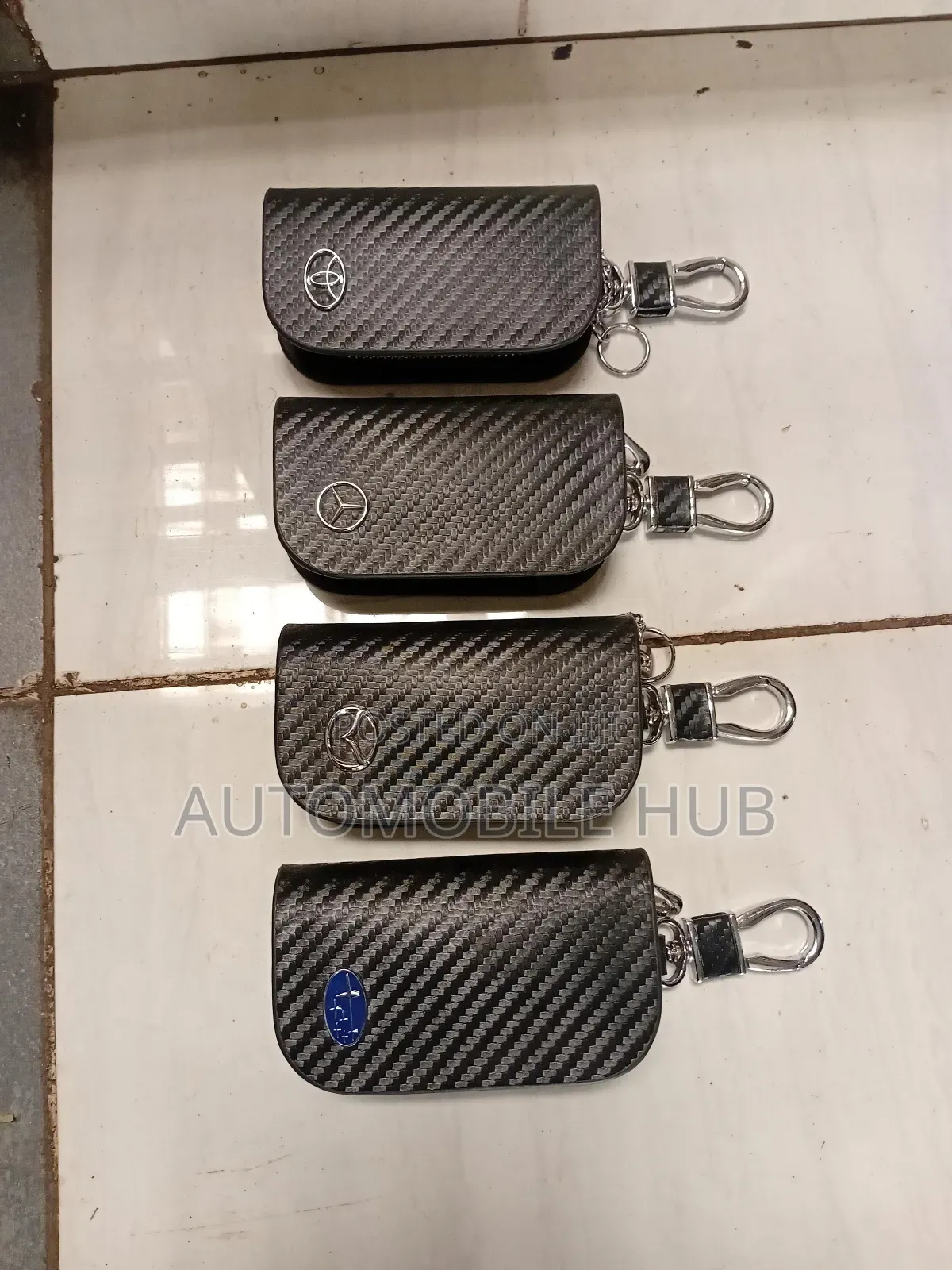 Premium Car Key Case Cover for Subaru, Mazda, Mercedes-Benz Toyota