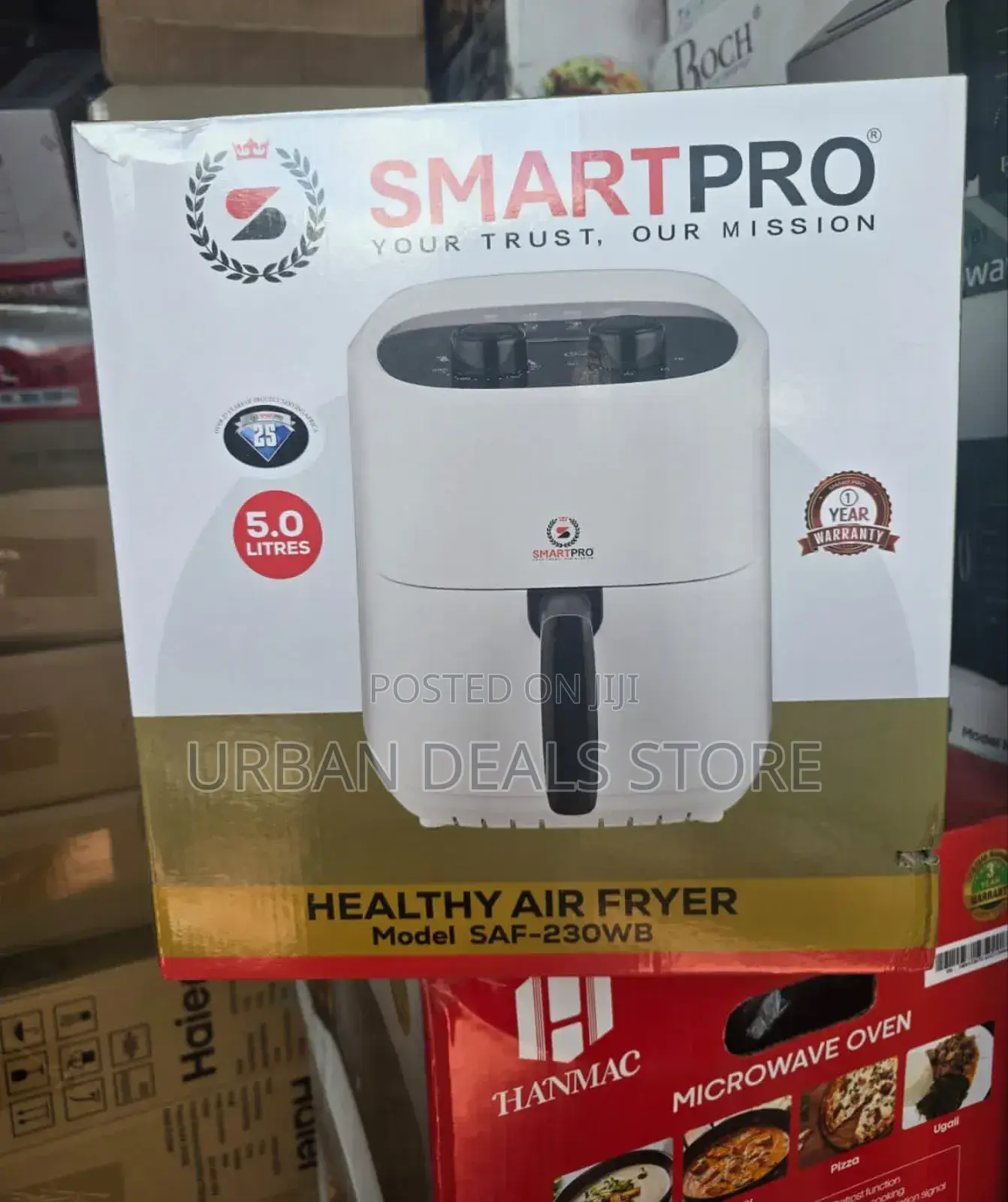 5 LTRS Smart Pro Digital Air Fryer