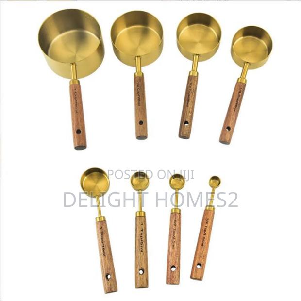 8pcs Stainless Steel Measuring/ Scooping Spoons_azz