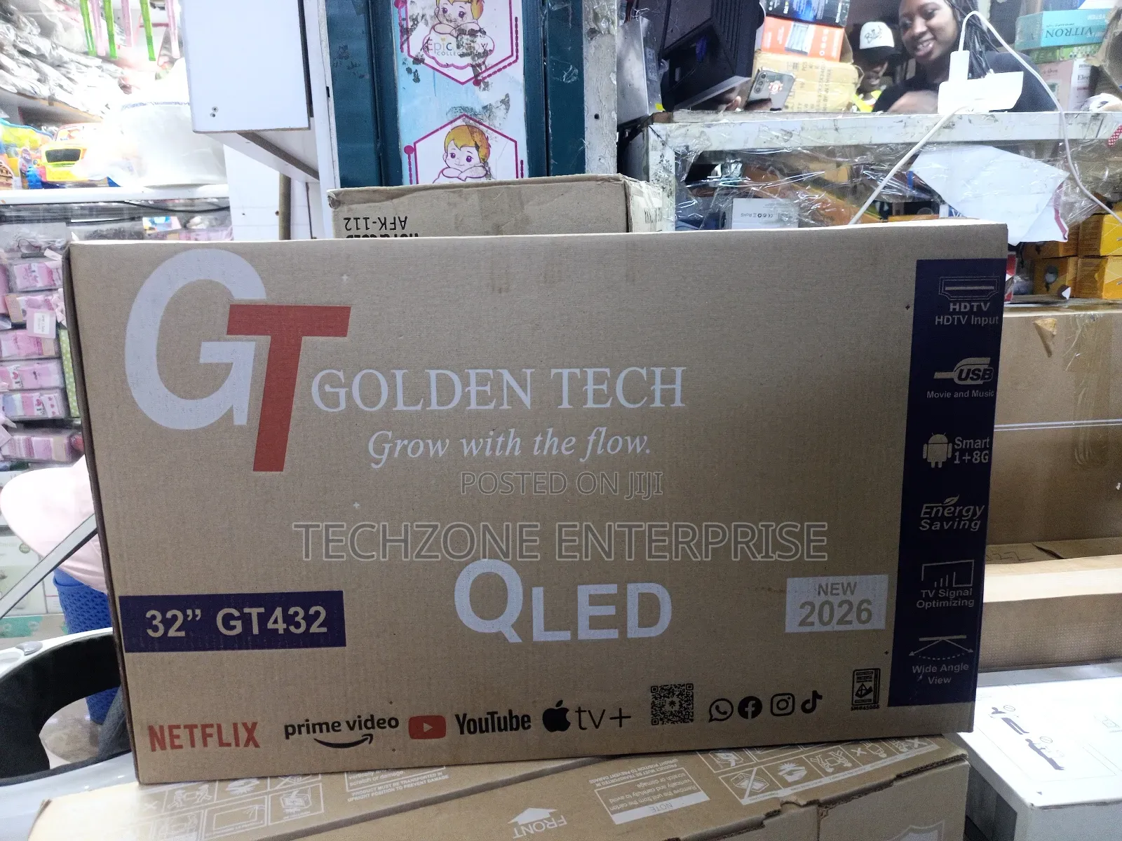 Golden Tech 32-Inch Smart Digital Tv With Dolby Audio 
