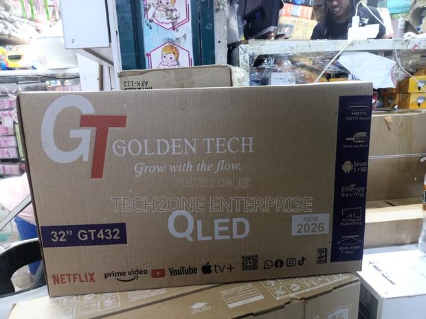 Golden Tech 32-Inch Smart Digital Tv With Inbuilt Wi-Fi