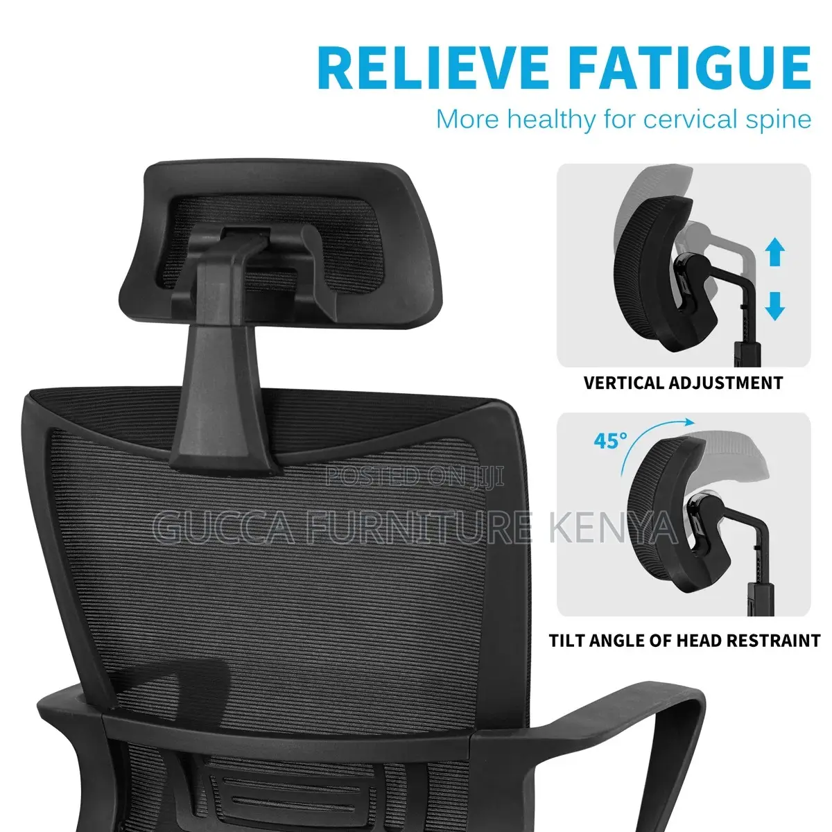 Ergonomic High-back Mesh Computer Chair