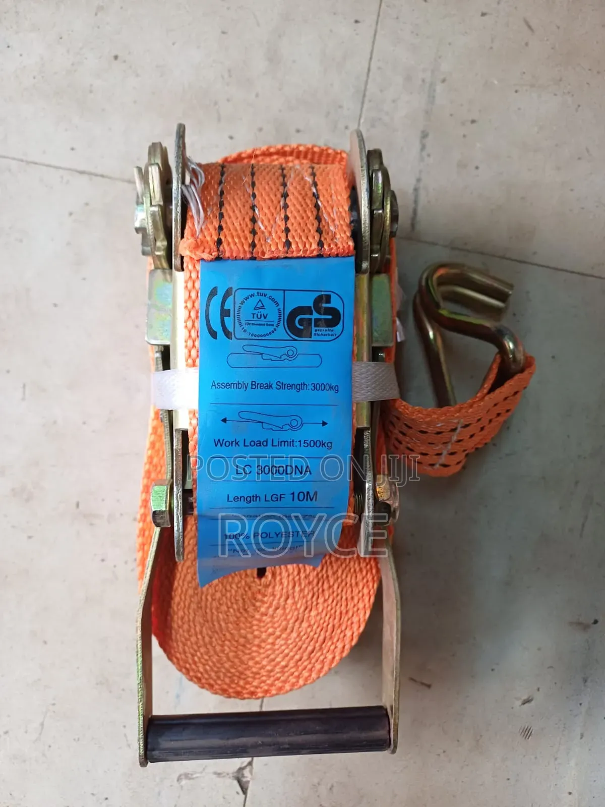 Heavy Duty Ratchet Tie- Down Strap