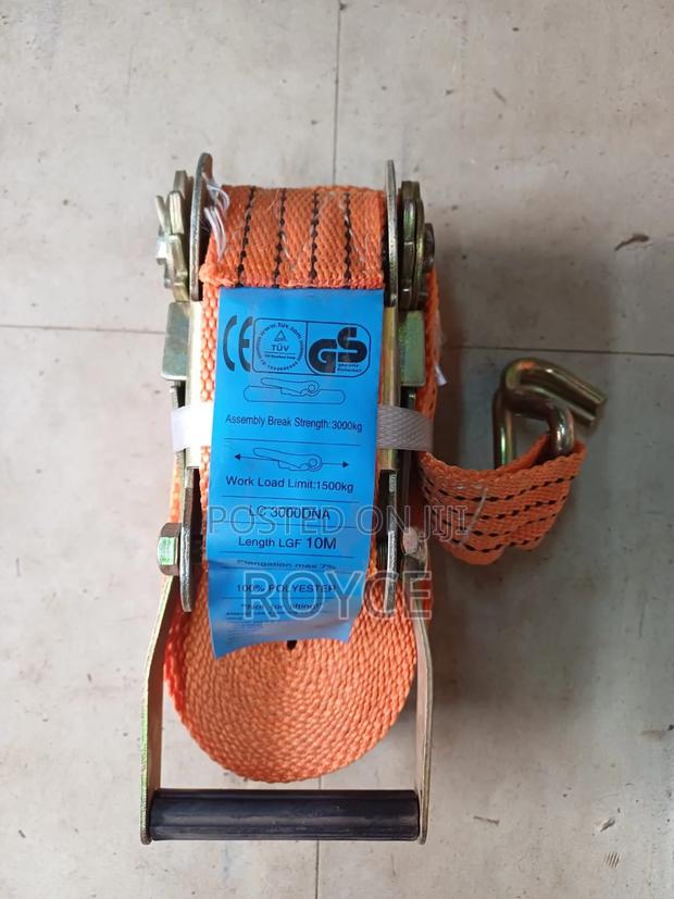 Heavy Duty Ratchet Tie- Down Strap - thumbnail 3